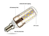 Żarówka diodowa E14/E27 CORN LED 12W CIEPŁA/ZIMNA Trzonek - E27, Barwa światła - Biała ciepła (ok 3000k)