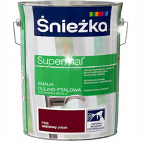 ŚNIEZKA SUPERMAL OLEJNO-FTALOWA WIŚNIOWY F595 5L