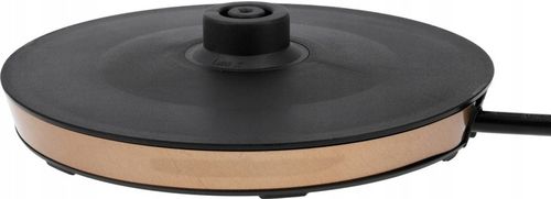 CZAJNIK ELEKTRYCZNY LUND 1100W 1L CZARNY Z REGULACJĄ TEMPERATURY 40-100°C na Arena.pl