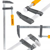 ŚCISK STOLARSKI ŚRUBOWY ZACISK 300x50 MM TYP F STALOWY DO DREWNA WARSZTATU