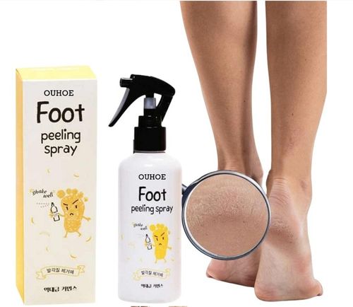 PEELING w spray-u do STÓP PIĘT złuszczania Martwego Naskórka OUHOE 200 na Arena.pl