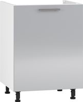 BELLA DK-60/82 SZAFKA ZLEWOZMYWAKOWA FRONT: JASNY POPIEL POŁYSK