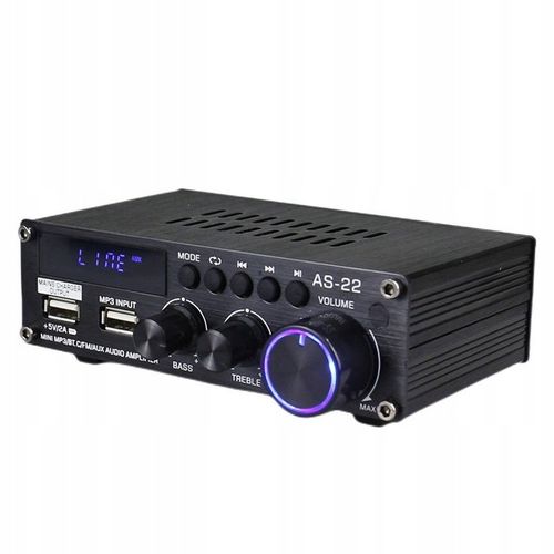 BLITZWOLF WZMACNIACZ AMPLITUNER AUDIO STEREO BLUETOOTH 5.0 USB RCA AUX 45W na Arena.pl