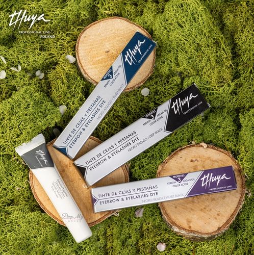 Thuya Farba do brwi i rzęs Deep Black Intensywnie Czarna AGRAN KERATIN 14ml na Arena.pl
