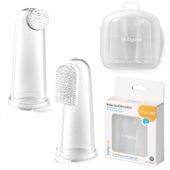 BABYONO Szczoteczki do zębów i masażu dziąseł dla niemowląt na palec