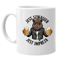 Jest szwagier, jest impreza - kubek na prezent dla szwagra