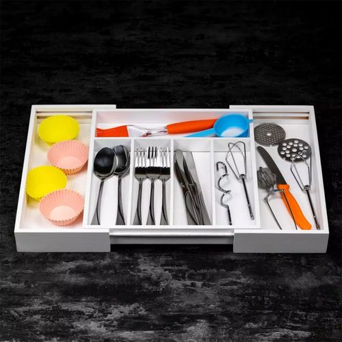 wkład bambusowy do szuflady kinghoff kh-1746 biały na Arena.pl