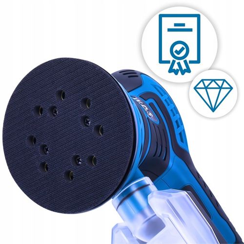 SZLIFIERKA MIMOŚRODOWA OSCYLACYJNA ELEKTRYCZNA DO DREWNA METALU 125MM na Arena.pl