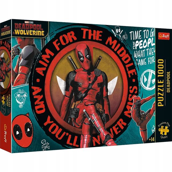 PUZZLE 1000 PREMIUM PLUS DEADPOOL 10835 zdjęcie 1
