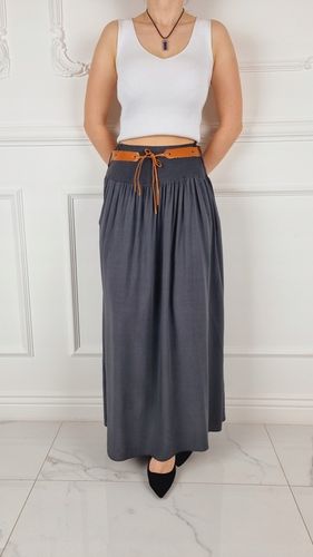 ZWIEWNA DŁUGA SPÓDNICA MAXI DO KOSTEK BOHO DAMSKA na Arena.pl