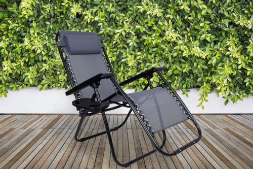 Leżak ogrodowy Orion Zero Gravity szary na Arena.pl