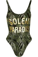 Topshop Bawełniane Damskie Wzorzyste Body - 38 / M