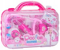 Zestaw Lekarza w Walizce dla Dzieci Mały Doktor Stetoskop Nożyczki Skalpel