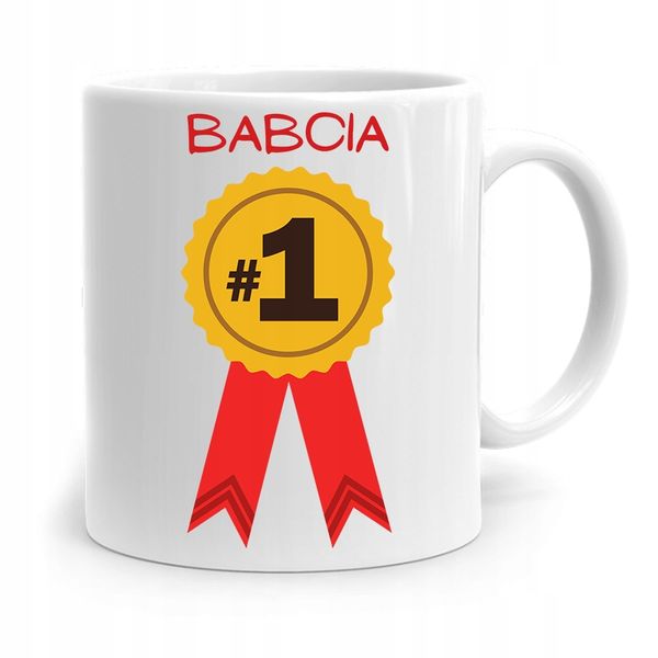 Kubek Dla Babci Na Urodziny Babcia Nr1 Z Nadrukiem Ze Zdjęciem zdjęcie 1