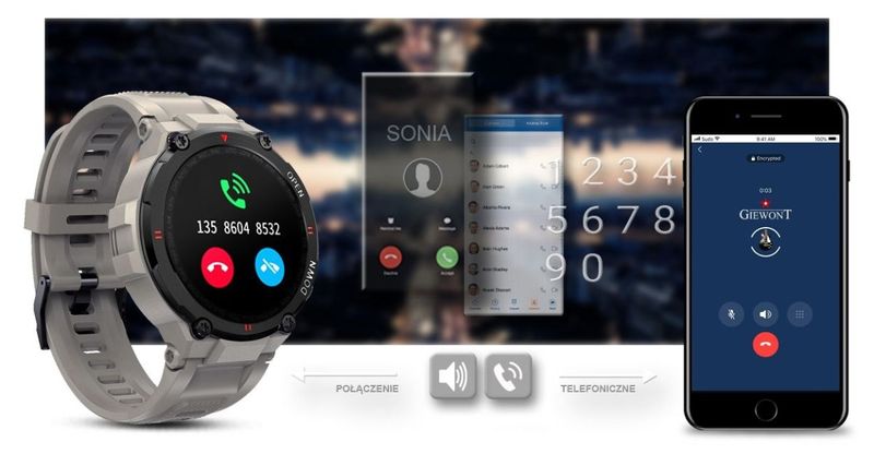 Smartwatch Giewont GW430-2 Szary zdjęcie 13