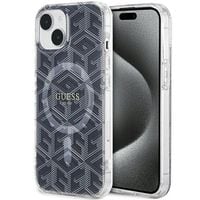 Guess GUHMP15SHGCUSTGK iPhone 15 / 14 / 13 6.1" czarny/black hardcase IML