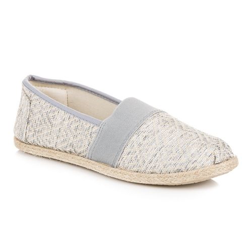 Szare espadryle ze wzorem r.36 na Arena.pl