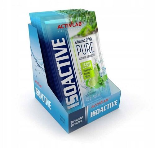 Napój izotoniczny Activlab Isoactive Pure 40g 20szt x4 na Arena.pl