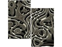 60X60CM NASZA ABSTRAKCJA DWU OBRAZ ŚCIAN