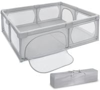 Kojec dziecięcy Moby-System 200 x 160 cm szary z torbą transportową