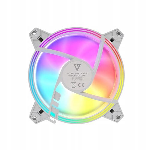 Wentylator Modecom Volcano APEX 120 ARGB REVERSE FAN biały na Arena.pl
