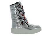 Juicy Couture Śniegowce damskie - Diletta ocieplane - rozmiar 39 - srebrne