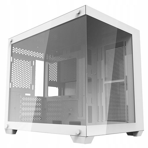 DarkFlash C285MP Obudowa Komputerowa M-ATX Cube Case Piwnica Gaming Biała na Arena.pl