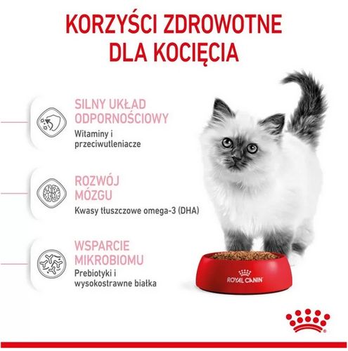 Royal Canin Kitten Karma Sucha Dla Kociąt Od 4 Do 12 Miesiąca Życia 400G na Arena.pl