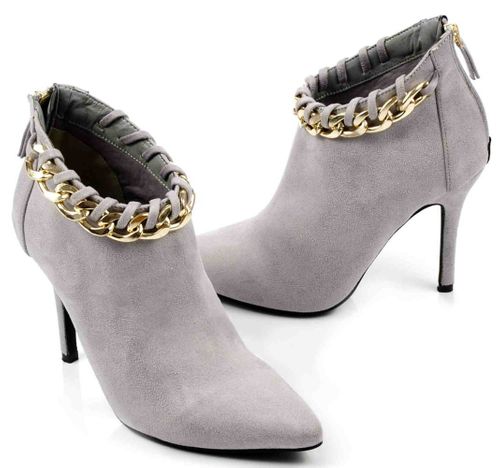 szare botki z łańcuchem39 na Arena.pl