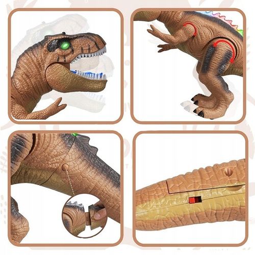 Dinozaur Interaktywny Zdalnie Sterowany Na Pilota Zabawka T rex Rc Robot na Arena.pl