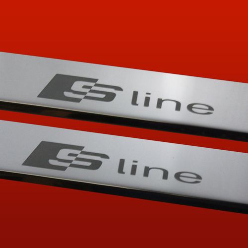 Listwa progowa AUDI TT MK2 8J SLINE Stal nierdzewna 304 połysk 2szt na Arena.pl