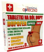 ŚMIESZNE Tabletki DUPOFEN, Prezent na WALENTYNKI dla Kobiety i Faceta, ŻONY