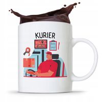 Kubek Prezent Dla Kuriera Najlepszy Kurier Prezent Z Nadrukiem Ze Zdjęciem