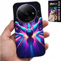 ETUI DO XIAOMI REDMI A3 - KRĘGLE BOWLING STRIKE POKROWIEC, PLECKI