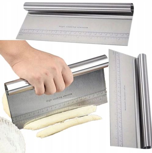 Skrobka Do Tortu Packa Wygładzania Tortu Szpatuła Profesjonalna 22CM CAKE na Arena.pl