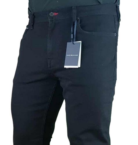 Męskie jeansy Tommy Hilfiger Denton -Straight MW0MW32080-1B8 czarne W38/L30 na Arena.pl