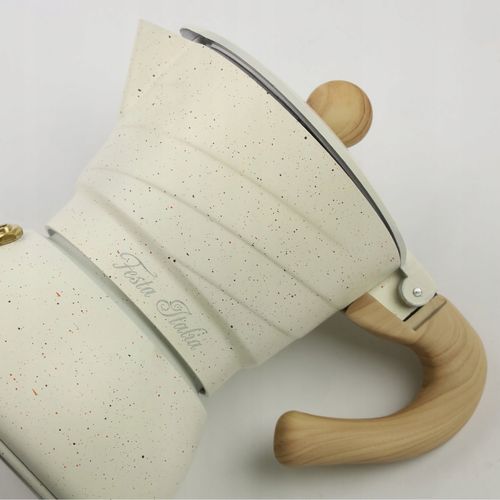 KAWIARKA ALUMINIOWA ZAPARZACZ DO KAWY KAFIETERKA WŁOSKA MOKA NA 3 FILIŻANKI na Arena.pl