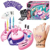 Zestaw Tatuaże i Ozdabianie Paznokci dla Dzieci Akcesoria