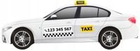 Magnesy TAXI naklejka reklama magnetyczna na taksówkę auto 6 magnesów