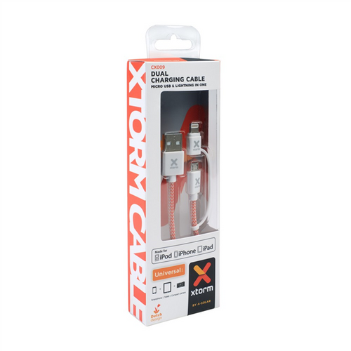 XTORM Kabel dual USB i lightning na Arena.pl