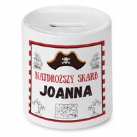 Skarbonka 330 Ml Dla Joanny Córki Dziecka Prezent Z Nadrukiem Ze Zdjęciem