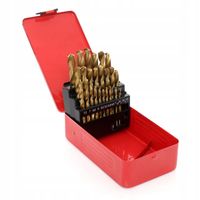 Wiertła tytanowe do metalu 1,5-12,7mm 29 szt. KD10344