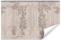 Fototapeta Do Sypialni Malowane RÓŻE Styl Barokowy 360cm x 240cm