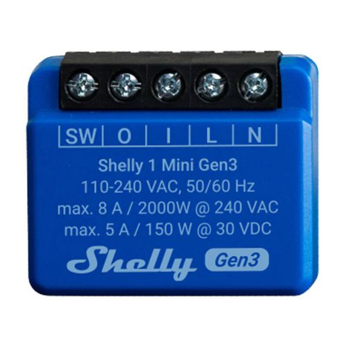 Sterownik Shelly 1 Mini Gen3 WiFi Smart Dom Zdalne Sterowanie na Arena.pl