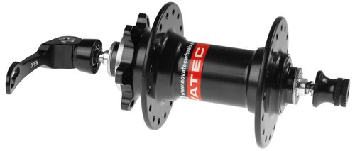 Koło rowerowe przednie czarne 32H MTB Novatec D041SB + Alexrims MD25 na Arena.pl