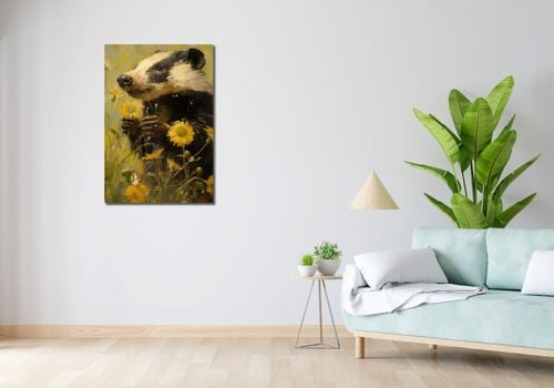 Obraz 60x90cm Łąka w Oczach Borsuka na Arena.pl