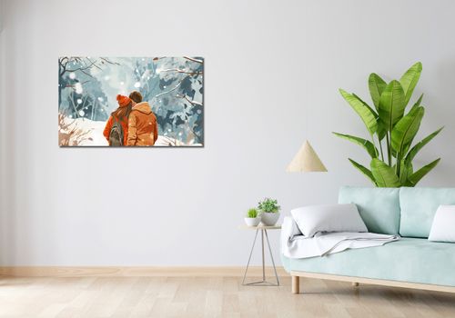 Obraz 100x60cm Razem w Śniegu na Arena.pl
