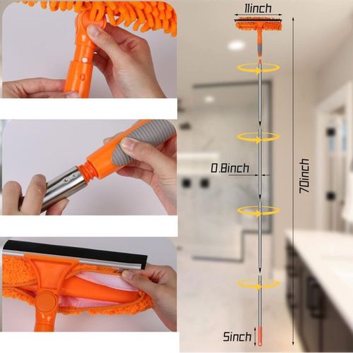 MYJKA DO OKIEN SZYB TELESKOPOWY Z ŚCIĄGACZKA WODY ZESTAW DUŻA WYSOKOŚĆ 2W1 na Arena.pl