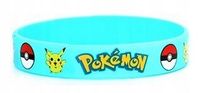 BRANSOLETKA OPASKA SILIKONOWA POKEMON NIEBIESKA