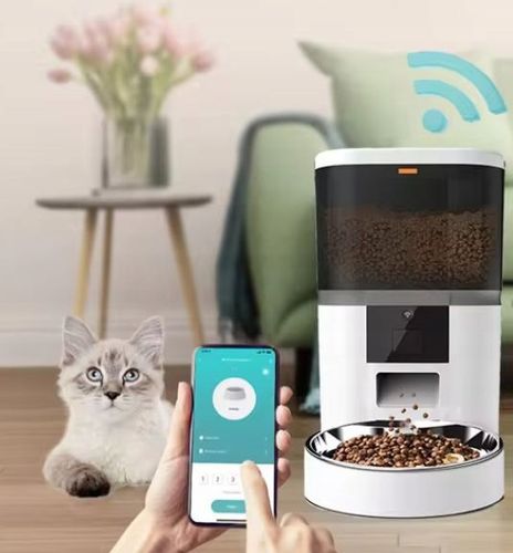 AUTOMATYCZNY PODAJNIK 6L Z KAMERĄ HD1080p Wi-Fi DOZOWNIK KARMY DLA PSA KOTA na Arena.pl